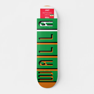 JMT INDIA  WALLA  7 3/4" Skateboard Deck