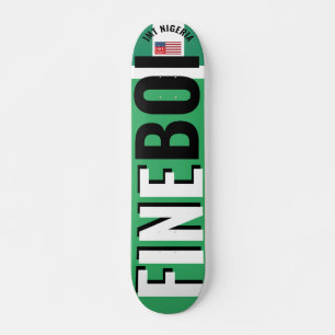 JMT NIGERIA  FINE BOI 7 3/4" Skateboard Deck