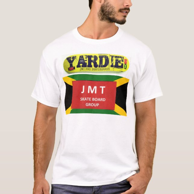 JMT SK8 MERCH  YARDIE Men's Basic T-Shirt (Front)