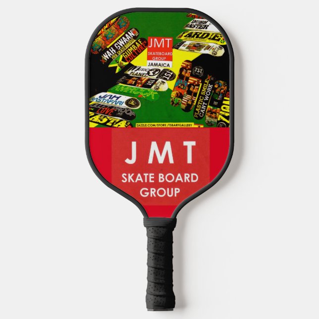 JMT. Standard Pickleball Black, Cover: R Paddle (Front)