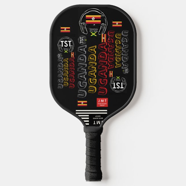 JMT UGANDA PRO SKATEBOARDS PICKLEBALL PADDLE (Front)