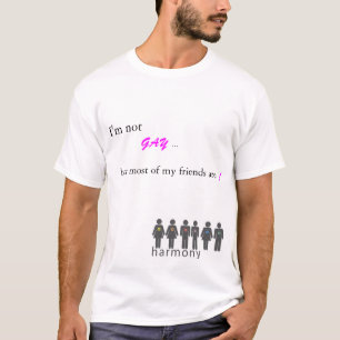 JMUHarmony: I'm not gay but most of my friends are T-Shirt