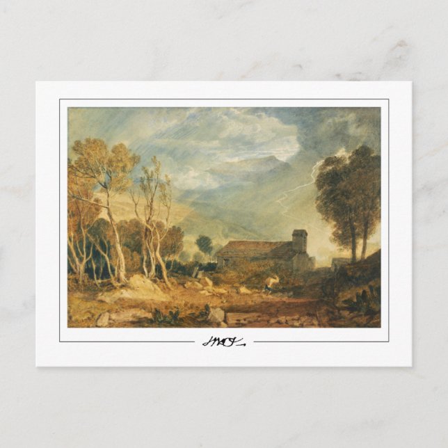 JMW Turner #10-2 - Fine Art Postcard (Front)