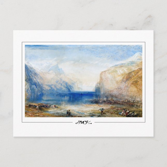JMW Turner #12-2 - Fine Art Postcard (Front)