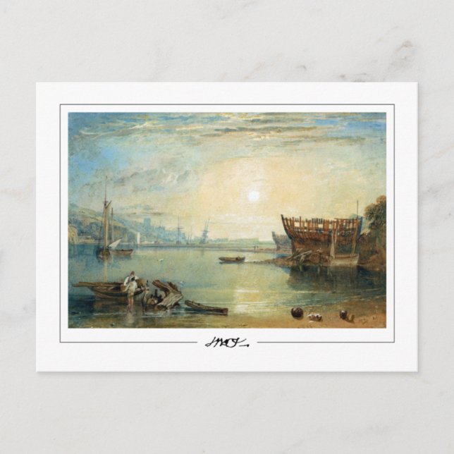 JMW Turner #18-2 - Fine Art Postcard (Front)
