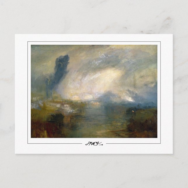 JMW Turner #283-2 - Fine Art Postcard (Front)