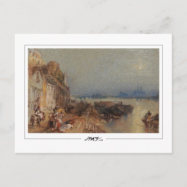 JMW Turner #34-2 - Fine Art Postcard (Front)