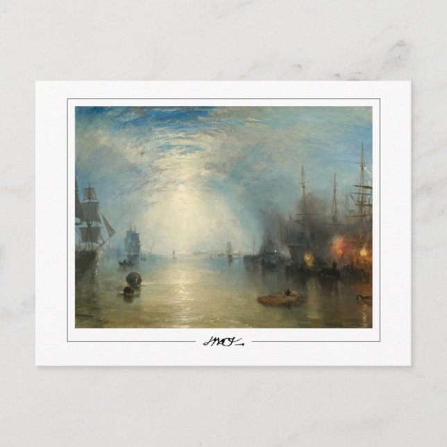 JMW Turner #5-2 - Fine Art Postcard (Front)