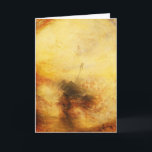 JMW Turner Light and Colour Greeting Card<br><div class="desc">JMW Turner Light and Colour greeting card. Oil painting on canvas from 1843. J.M.W. Turner’s Light and Colour of The Morning After the Deluge is one of the English artist’s most powerful works. Expanding upon Goethe’s aesthetic theories, the work depicts a romantic and abstract vision of the ark coming to...</div>