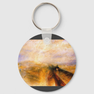 JMW Turner - Rain Steam and Speed the Great Wester Key Ring
