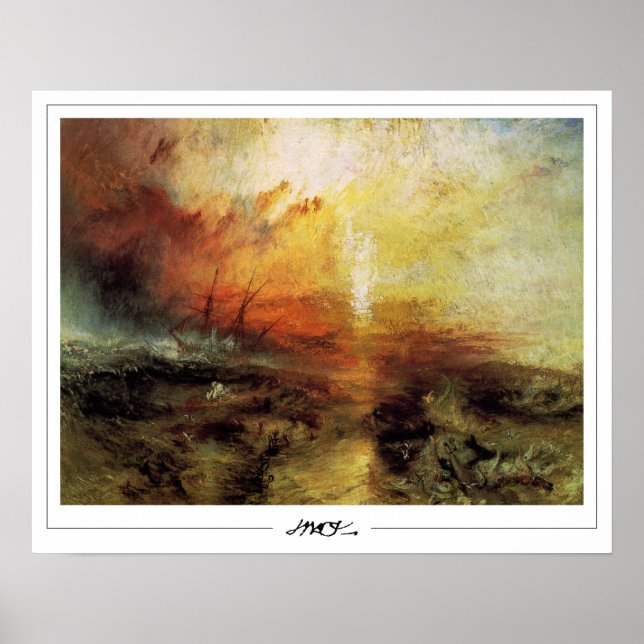 JMW Turner Zedign Art Poster #133-2 (Front)