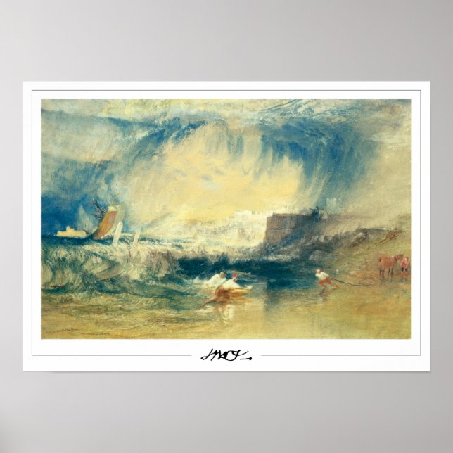 JMW Turner Zedign Art Poster #141-3 (Front)