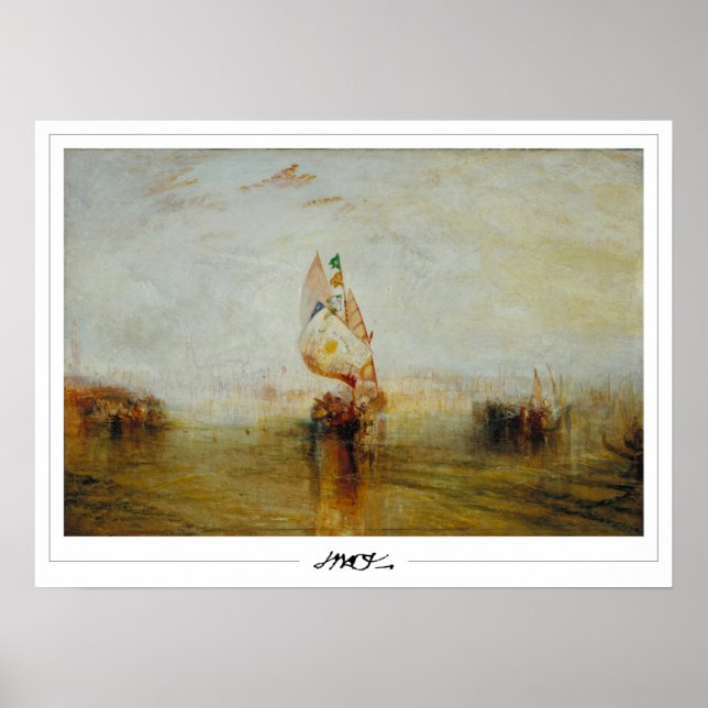 JMW Turner Zedign Art Poster #14-3 (Front)
