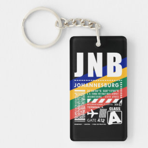 JNB Johannesburg Airport Key Ring