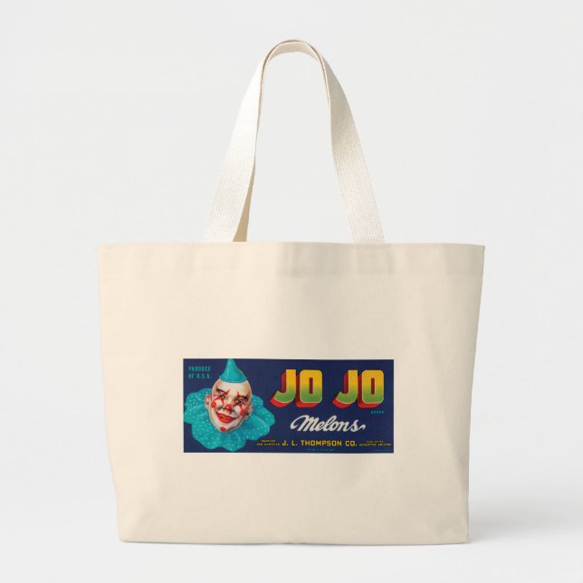 JO JO Melons Large Tote Bag (Front)