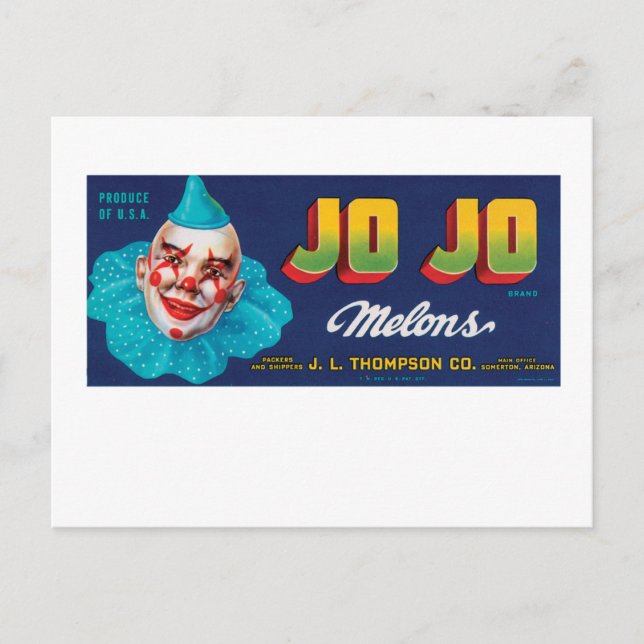 JO JO Melons Postcard (Front)