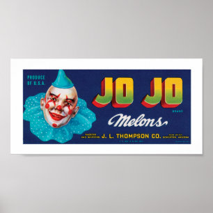 JO JO Melons Poster