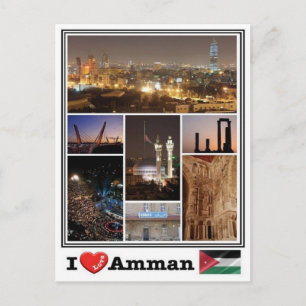JO Jordan - Amman  - Postcard