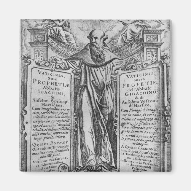 Joachim of Flora Magnet (Front)