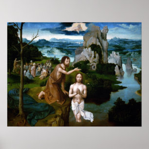 Joachim Patinir The Baptism of Christ Poster