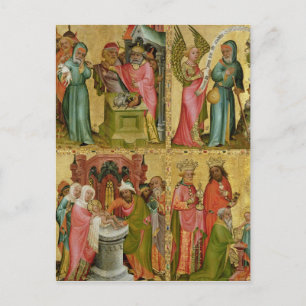 Joachim's Sacrifice and Circumcision of Christ Postcard