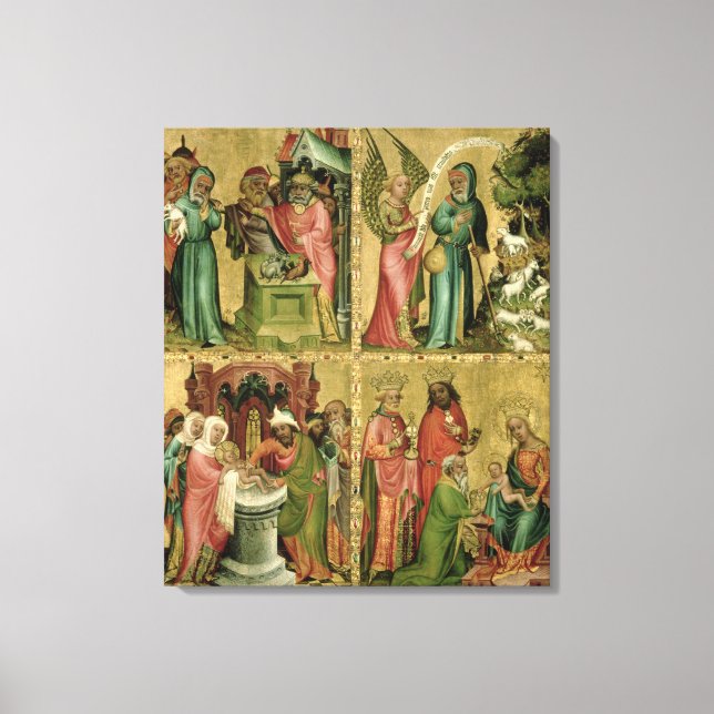 Joachim's Sacrifice, the Circumcision of Canvas Print (Front)