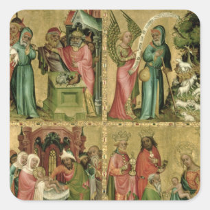 Joachim's Sacrifice, the Circumcision of Square Sticker