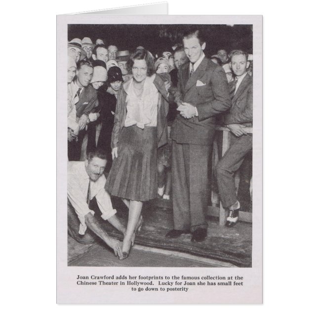 Joan Crawford Chinese Theatre 1930 magazine photo (Front)