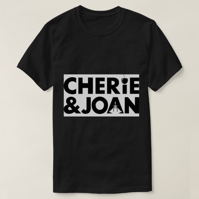 Joan Jett Cherie Currie - The Runaways   T-Shirt (Design Front)
