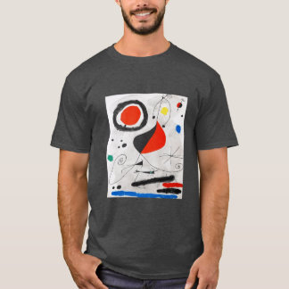 Joan Miro Original Lithograph from Derriere le Mir T-Shirt