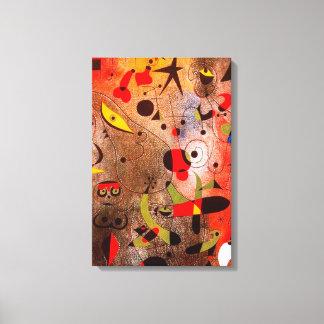 joan miro paintings art, abstract art canvas print
