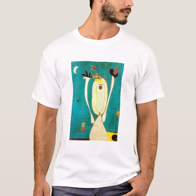 joan miro paintings art, abstract art poster T-Shirt (Front)