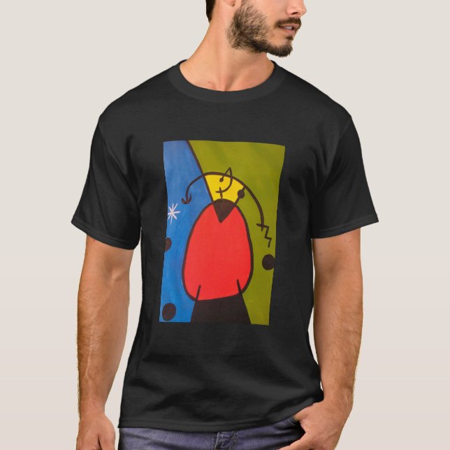 joan miro paintings art, abstract art T-Shirt (Front)
