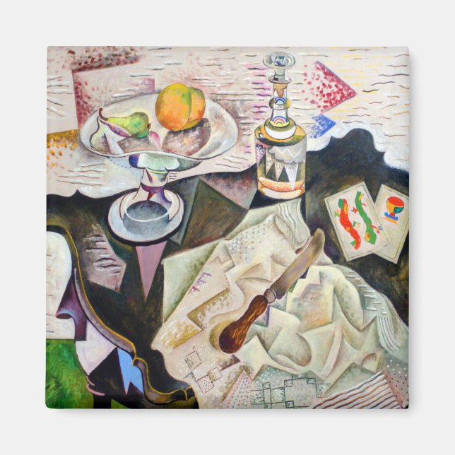 Joan Miro Spanish Playing Cards Magnet (Front)