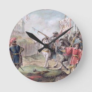 Joan of Arc (1412-31) Orders the English to Leave Round Clock