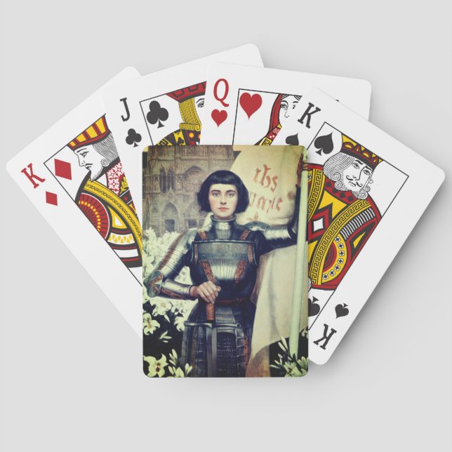 Joan of Arc (Albert Lynch illustration) Playing Cards (Back)