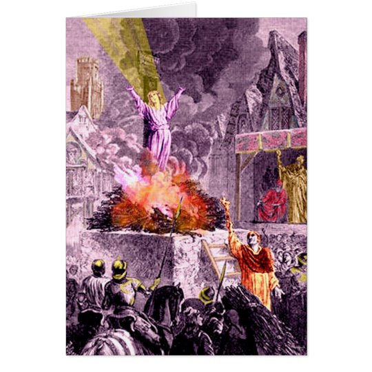 Joan of Arc Burns Card