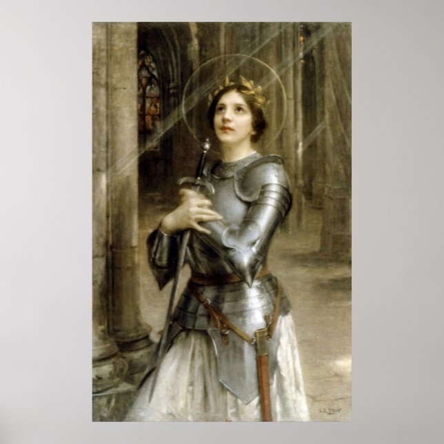 Joan of Arc By CharlesAmable Lenoir Poster (Front)