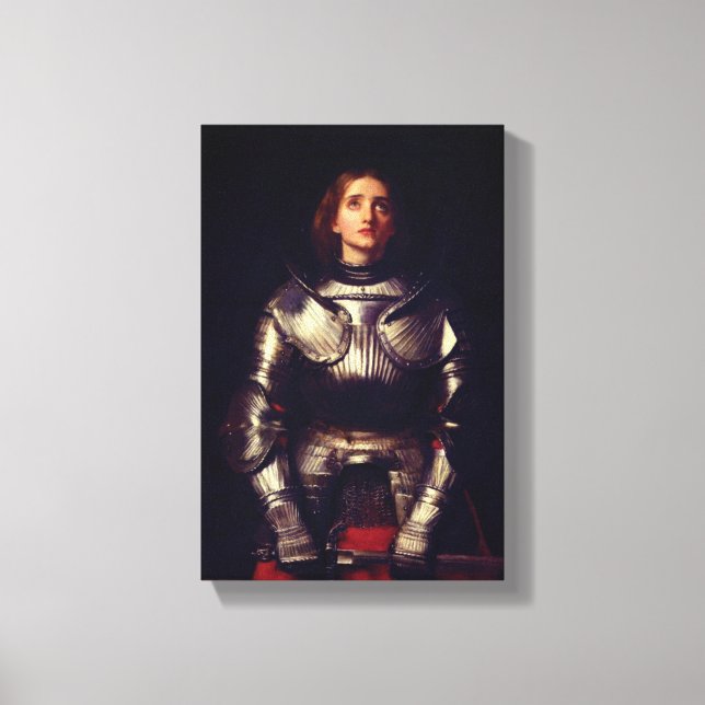 Joan of Arc by John Everett Millais Canvas Print (Front)