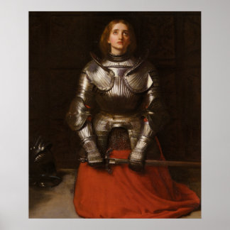 Joan of Arc c. 1865 by John Everett Millais Poster