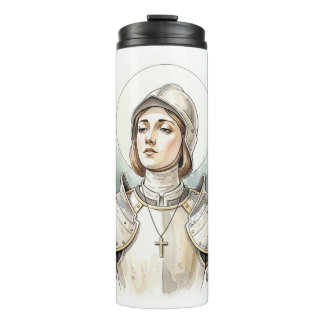Joan of Arc , Catholic Gifts Thermal Tumbler