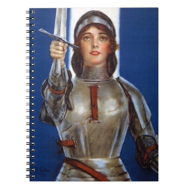 Joan of Arc French Heroine Knight National Hero Notebook (Front)