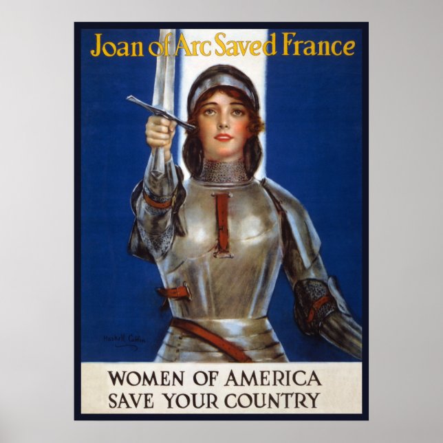 Joan of Arc French Heroine Knight National Hero Poster (Front)