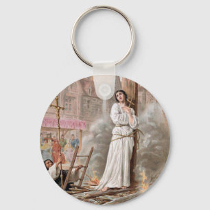 Joan of Arc keychain
