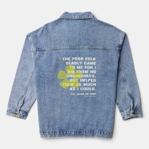 Joan of Arc Kindness Denim Jacket