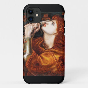Joan of Arc painting by Dante Gabriel Rossetti iPhone 11 Case