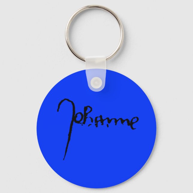 Joan of Arc Signature Key Ring (Front)