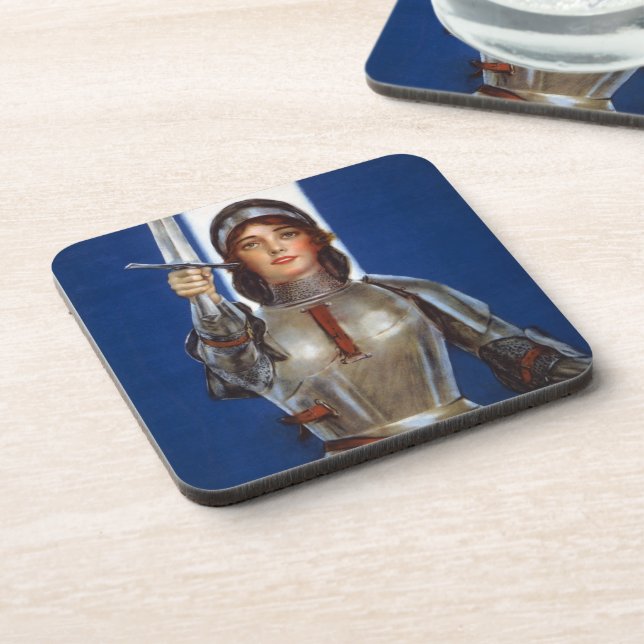 Joan of Arc: The Maid of Orleans, Knight Heroine Coaster (Left Side)
