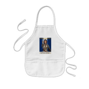 Joan of Arc: The Maid of Orleans, Knight Heroine Kids Apron