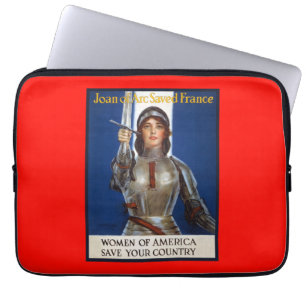 Joan of Arc: The Maid of Orleans, Knight Heroine Laptop Sleeve